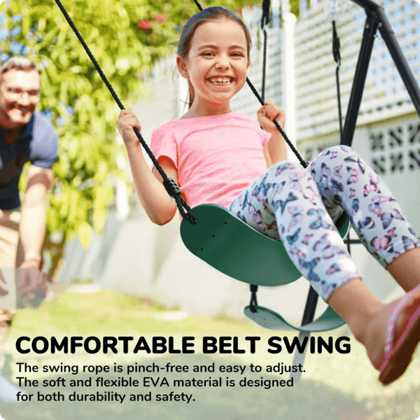 Klokick Metal Swing Set with 3 Swings 180.3cm