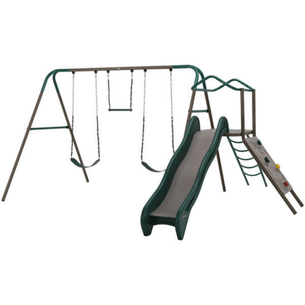 Lifetime Climb & Slide Kids Playset Swing Set 2.44m Slide