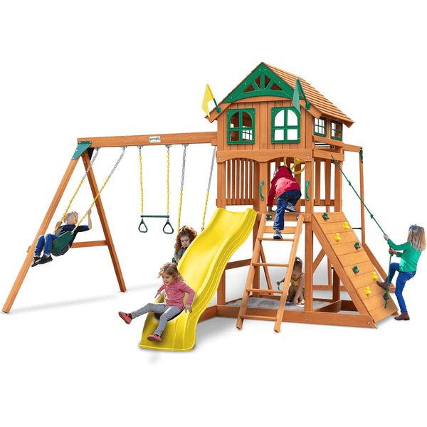 Outing III Wooden Outdoor Playground Playset