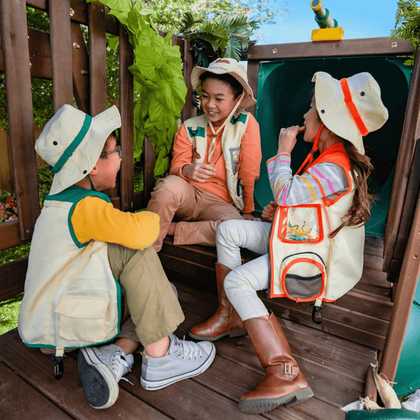 Ranger Retreat Wooden Playset With Tube Slide