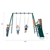 Sportspower Alta Oaks Heavy Duty Swing Set 3.5m x 3.7m