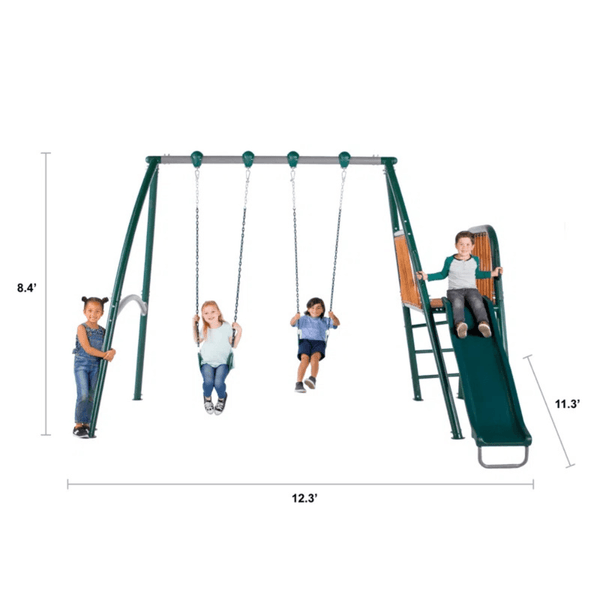Sportspower Alta Oaks Heavy Duty Swing Set 3.5m x 3.7m