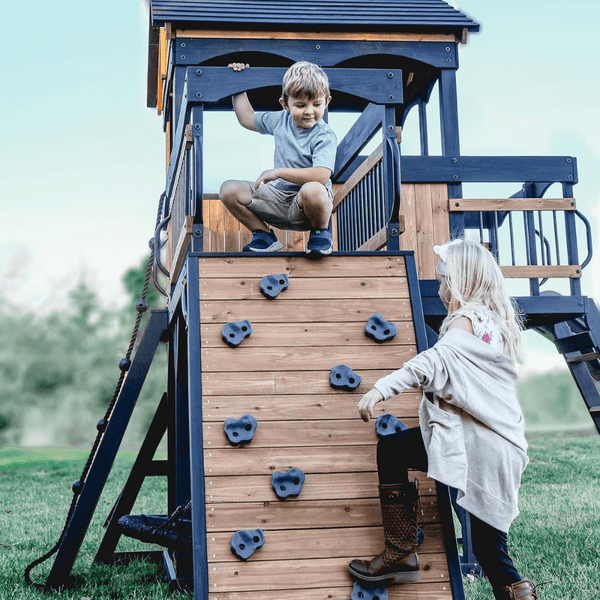 Backyard Discovery Timber Crossing Wooden Swing Set
