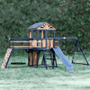 Backyard Discovery Timber Crossing Wooden Swing Set