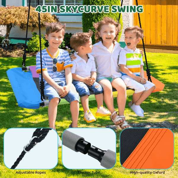 Heavy Duty Metal Swing Set 4m x 3m x 2.9m