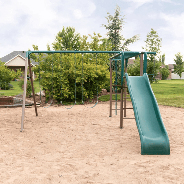 Lifetime Monkey Bar Adventure Steel Swing Set Playset