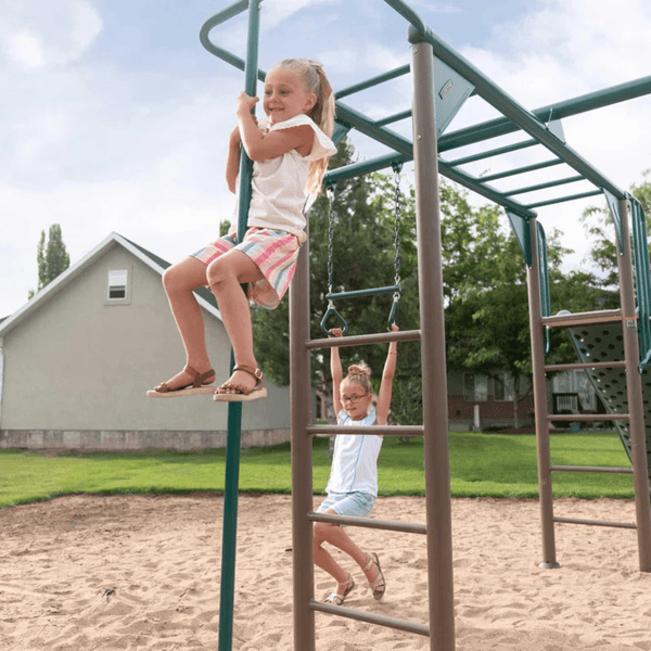 Lifetime Monkey Bar Adventure Steel Swing Set Playset