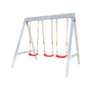 Sportspower Vinyl-Covered Wood Swing Set 2.37m x 1.85m