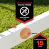 Sportspower Vinyl-Covered Wood Swing Set 2.37m x 1.85m