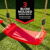 Sportspower Vinyl-Covered Wood Swing Set 2.37m x 1.85m