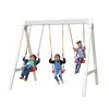 Sportspower Vinyl-Covered Wood Swing Set 2.37m x 1.85m