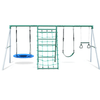 Adventure Multi-Activity Outdoor Metal Swing Set Playset