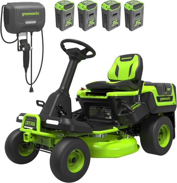 Greenworks 60V 76.2cm CrossoverT Riding Lawn Tractor