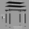 Backyard Discovery Stratford 4.3m x 3m Traditional Steel Pergola
