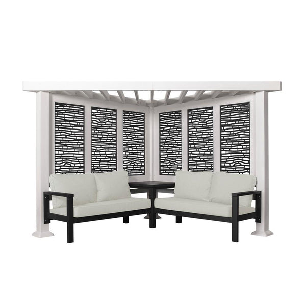 Backyard Discovery Ridgedale Steel Cabana Pergola 2.4m x 2.4m