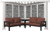 Backyard Discovery Ridgedale Steel Cabana Pergola 2.4m x 2.4m