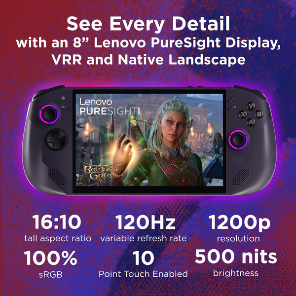 Legion Go S 8" 120Hz Gaming Handheld - AMD Ryzen Z1 Extreme - SteamOS - 32GB with 1TB SSD