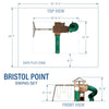 Bristol Point Swing Set – Shipping & Assembly Included