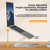 Adjustable Laptop Stand, 360° Rotating & Foldable Notebook Holder for 9.7–17.3 Inch Laptops