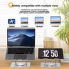 Adjustable Laptop Stand, 360° Rotating & Foldable Notebook Holder for 9.7–17.3 Inch Laptops