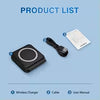 15W 3-in-1 Magnetic Wireless Charging Station, Foldable Phone Charger Dock