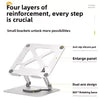 Adjustable Laptop Stand, 360° Rotating & Foldable Notebook Holder for 9.7–17.3 Inch Laptops
