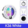 Magnetic Phone Cooler with Digital Temperature Display, RGB Cooling Fan
