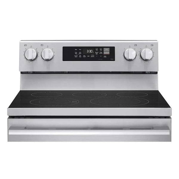 LG 30 Inch Wide 6.3 Cu. Ft. Free Standing Electric Range with Radiant Burners and Storage Drawer
