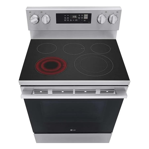 LG 30 Inch Wide 6.3 Cu. Ft. Free Standing Electric Range with Radiant Burners and Storage Drawer