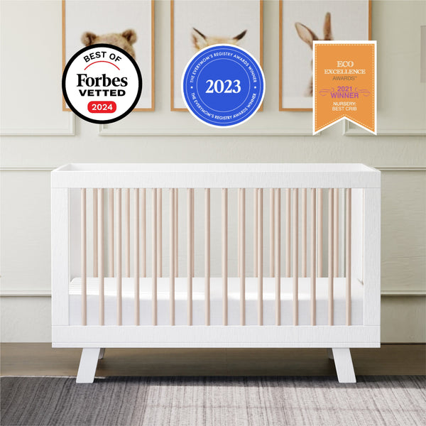 Babyletto Hudson 3-in-1 Convertible Crib with Toddler Bed Conversion Kit