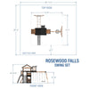 Rosewood Falls Swing Set