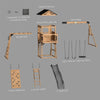 Dover Bay Swing Set with Monkey Bars