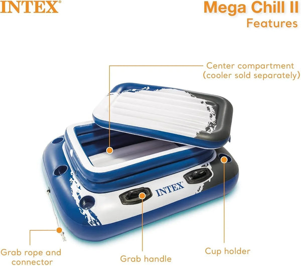 Intex Ultra XTR Round Frame Pool with Pumps, Cooler, and Floats (2 Packs)