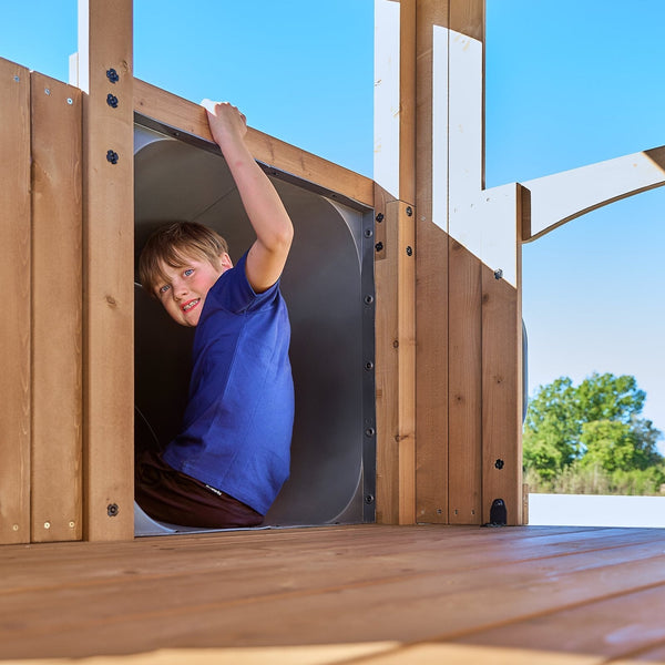 Dover Bay Swing Set with Tube Slide