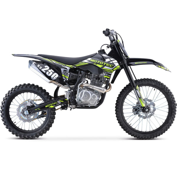 MotoTec X5 250cc 4-Stroke Gas Dirt Bikes