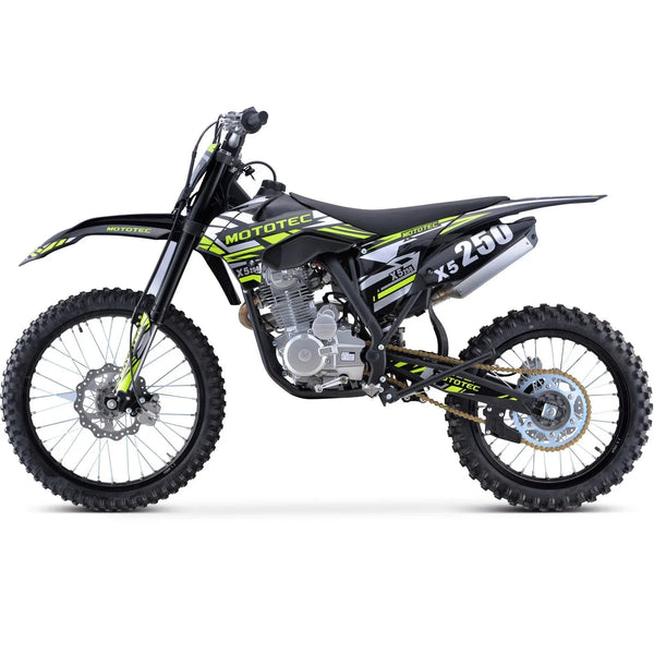 MotoTec X5 250cc 4-Stroke Gas Dirt Bikes