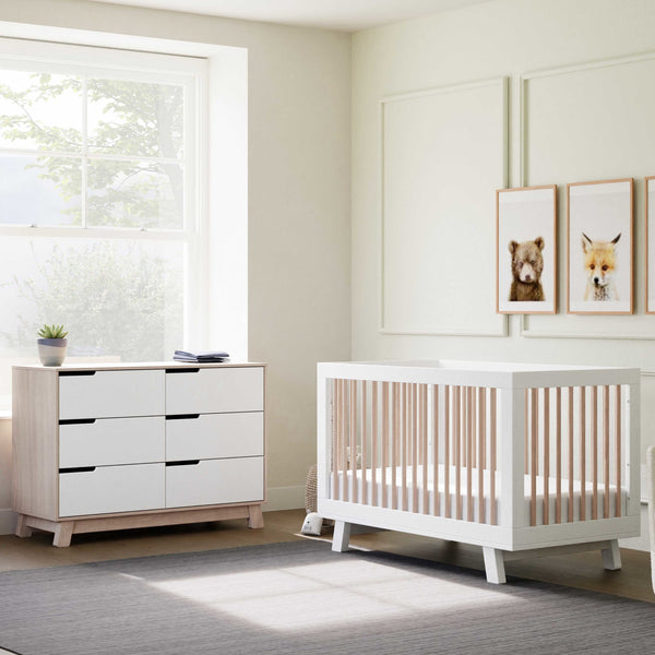 Babyletto Hudson 3-in-1 Convertible Crib with Toddler Bed Conversion Kit