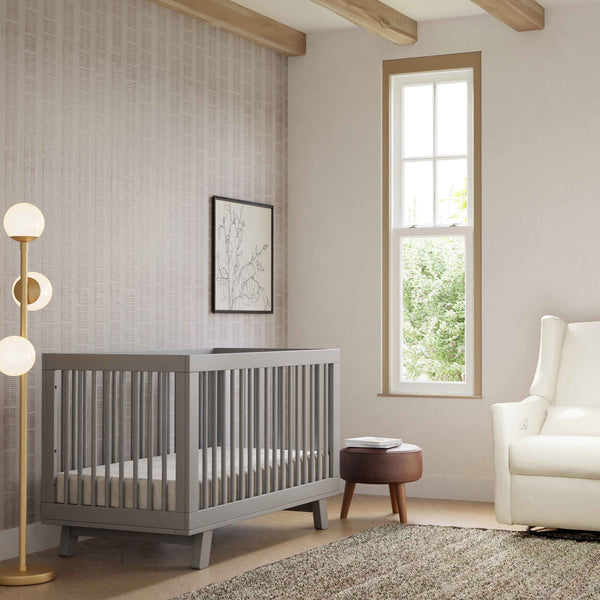 Babyletto Hudson 3-in-1 Convertible Crib with Toddler Bed Conversion Kit