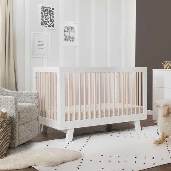 Babyletto Hudson 3-in-1 Convertible Crib with Toddler Bed Conversion Kit