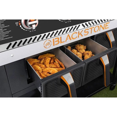 Blackstone 1923 36 inch 4 Burner Griddle with Air Fryer – Black