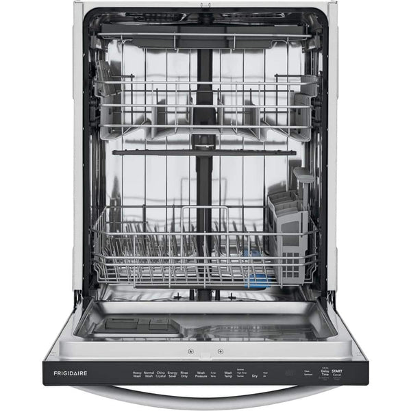 Frigidaire 24 in. Stainless Steel Top Control Built-In Tall Tub Dishwasher with Stainless Steel Tub and 3rd Level Rack, 49 dBA
