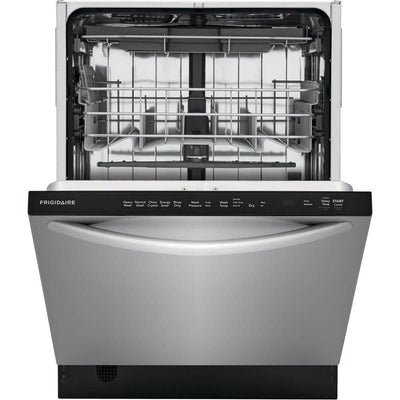 Frigidaire 24 in. Stainless Steel Top Control Built-In Tall Tub Dishwasher with Stainless Steel Tub and 3rd Level Rack, 49 dBA