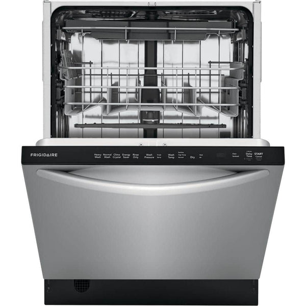 Frigidaire 24 in. Stainless Steel Top Control Built-In Tall Tub Dishwasher with Stainless Steel Tub and 3rd Level Rack, 49 dBA