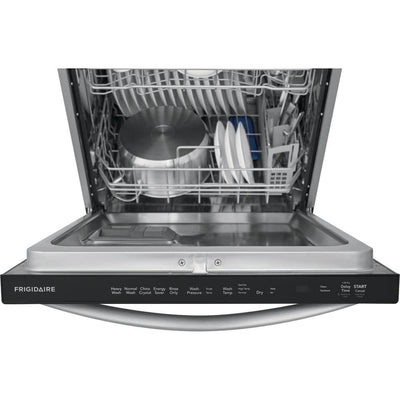 Frigidaire 24 in. Stainless Steel Top Control Built-In Tall Tub Dishwasher with Stainless Steel Tub and 3rd Level Rack, 49 dBA