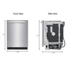 Frigidaire 24 in. Stainless Steel Top Control Built-In Tall Tub Dishwasher with Stainless Steel Tub and 3rd Level Rack, 49 dBA