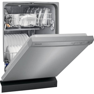 Frigidaire24 in. Stainless Steel Front Control Built-In Tall Tub Dishwasher, 55 dBA