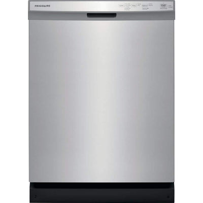Frigidaire24 in. Stainless Steel Front Control Built-In Tall Tub Dishwasher, 55 dBA