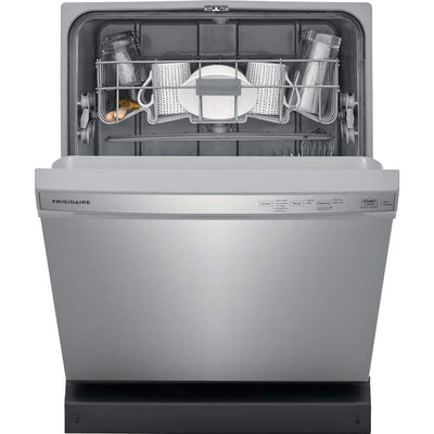 Frigidaire24 in. Stainless Steel Front Control Built-In Tall Tub Dishwasher, 55 dBA