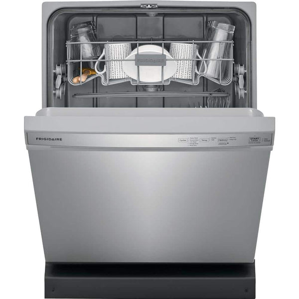 Frigidaire  24 in. Stainless Steel Front Control Built-In Tall Tub Dishwasher, 55 dBA