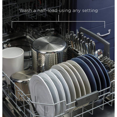 GEAdora 24 in. Stainless Steel Top Control Built-In Tall Tub Dishwasher with Stainless Steel Tub, 3rd Rack, and 48 dBA